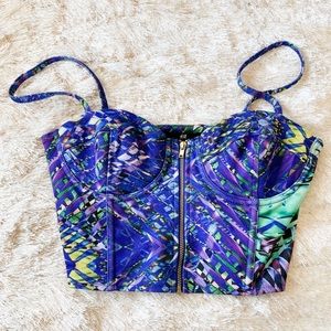 Corset crop top for summer